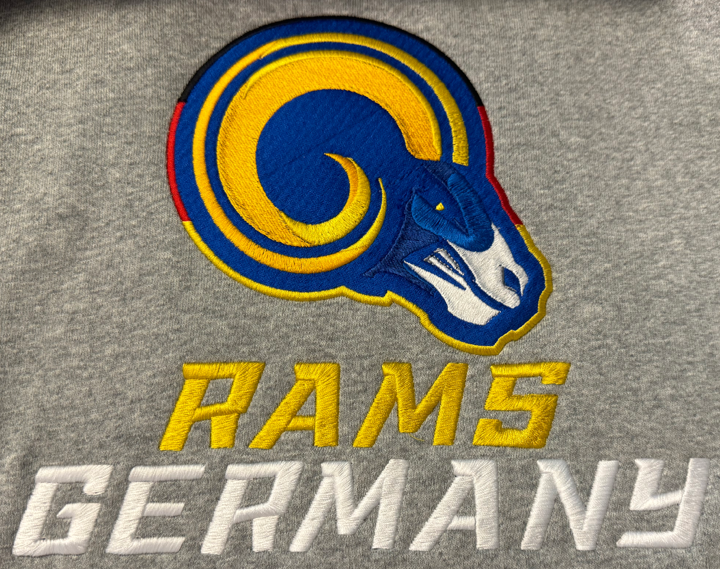 Rams Germany e.V. College Jacke Premium (exklusiv für Mitglieder)