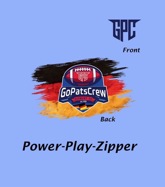 Power Play Zipper - Big Flag Initials Connection