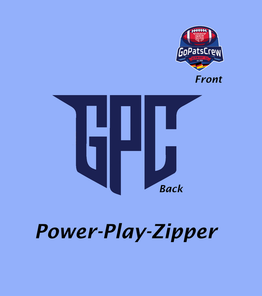 Power Play Zipper - Big Initials Original Connection