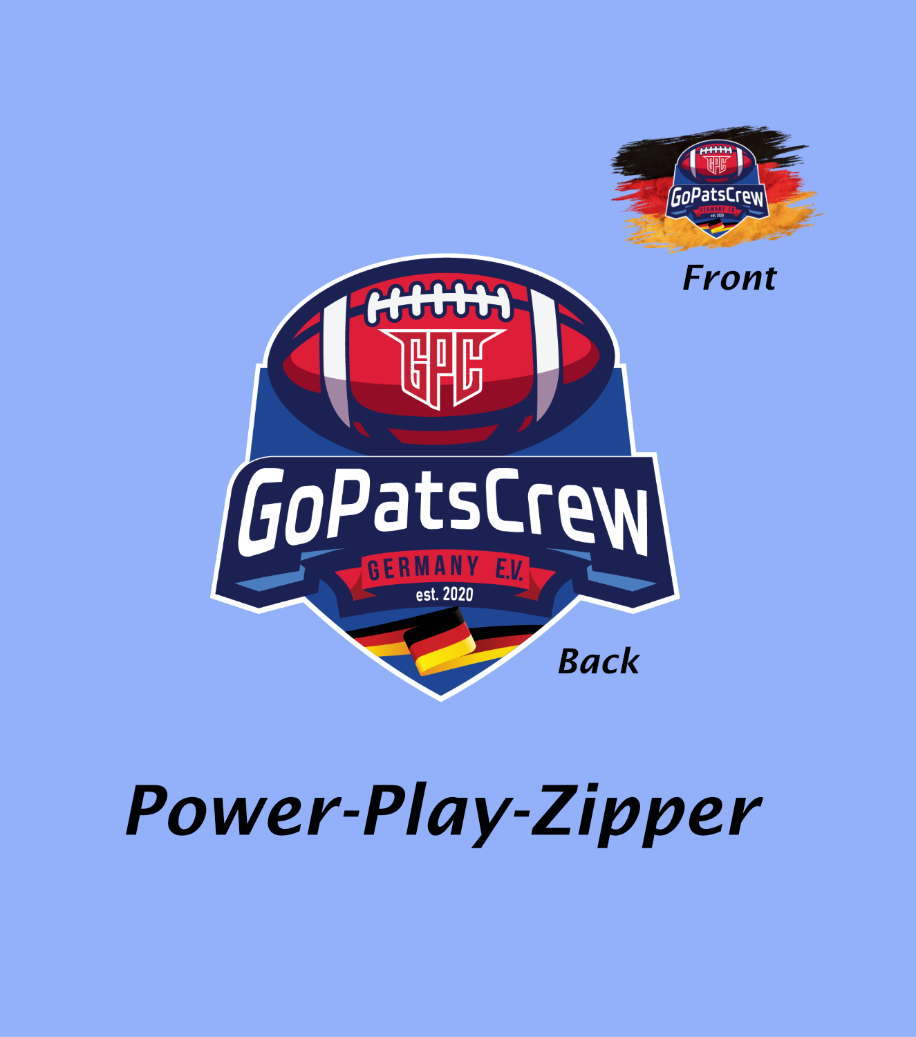 Power Play Zipper - Big Original Flag Connection