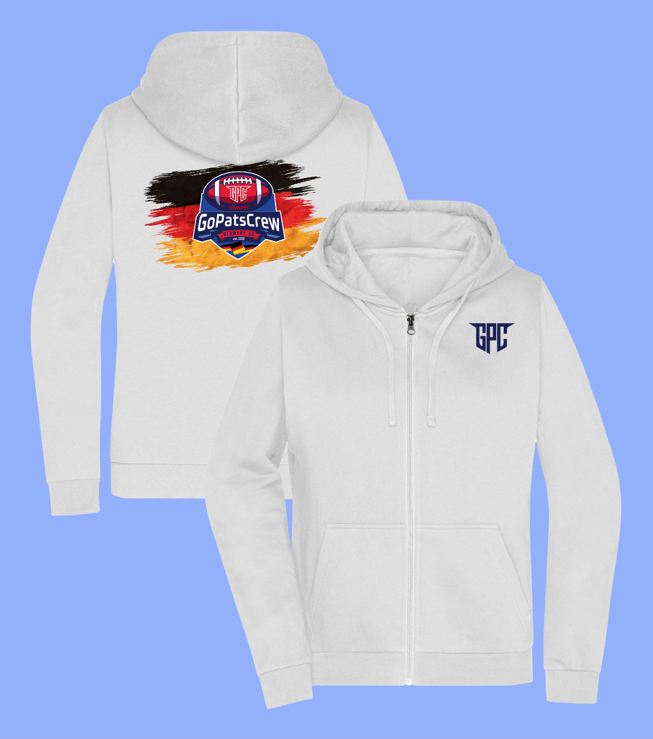 Power Play Zipper - Big Flag Initials Connection