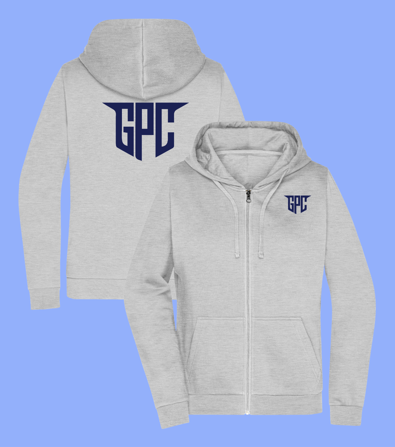 Power Play Zipper - Big Initials Connection