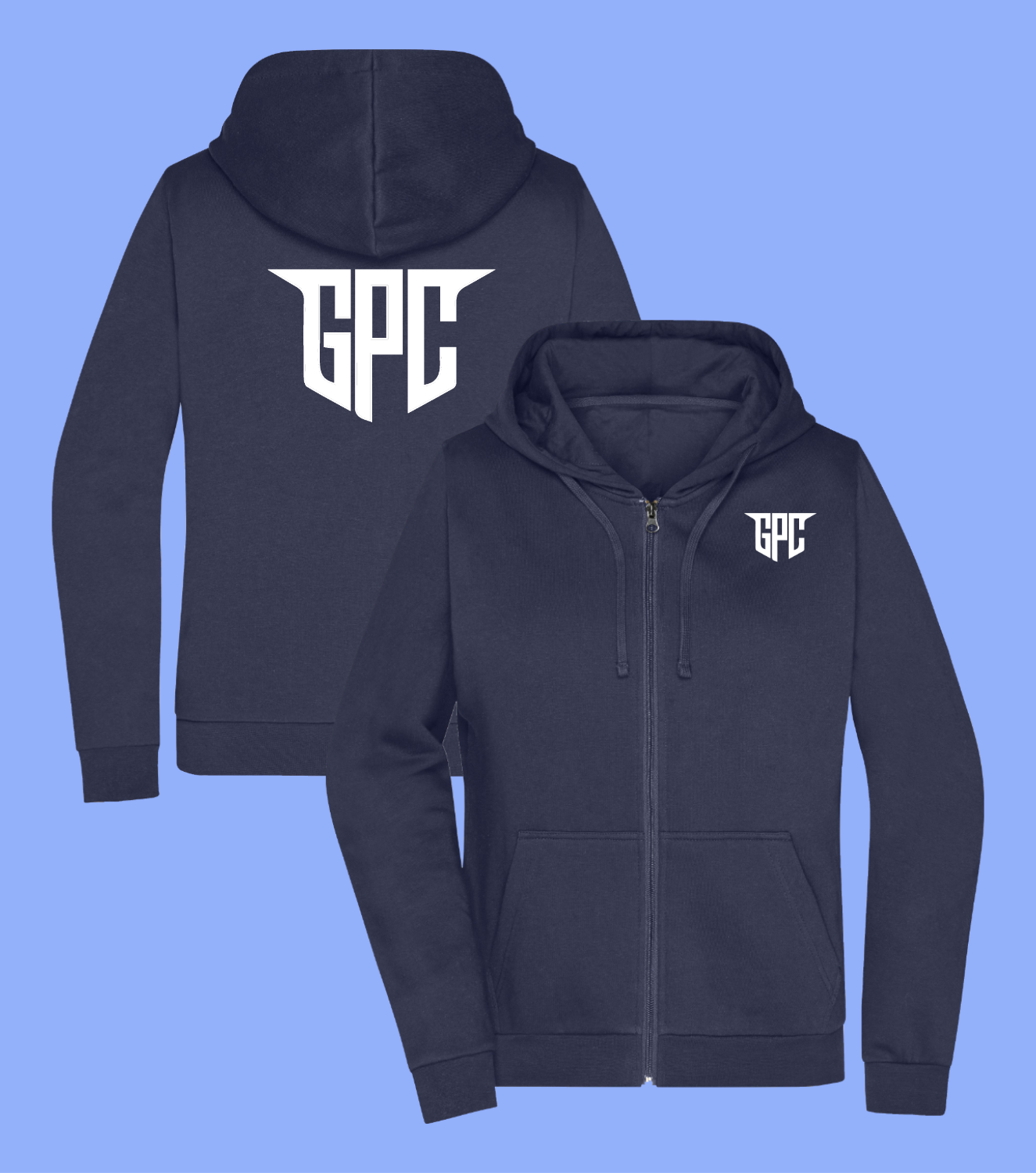 Power Play Zipper - Big Initials Connection