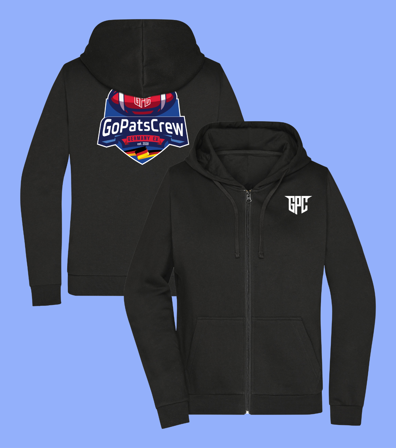 Power Play Zipper - Big Original Initials Connection