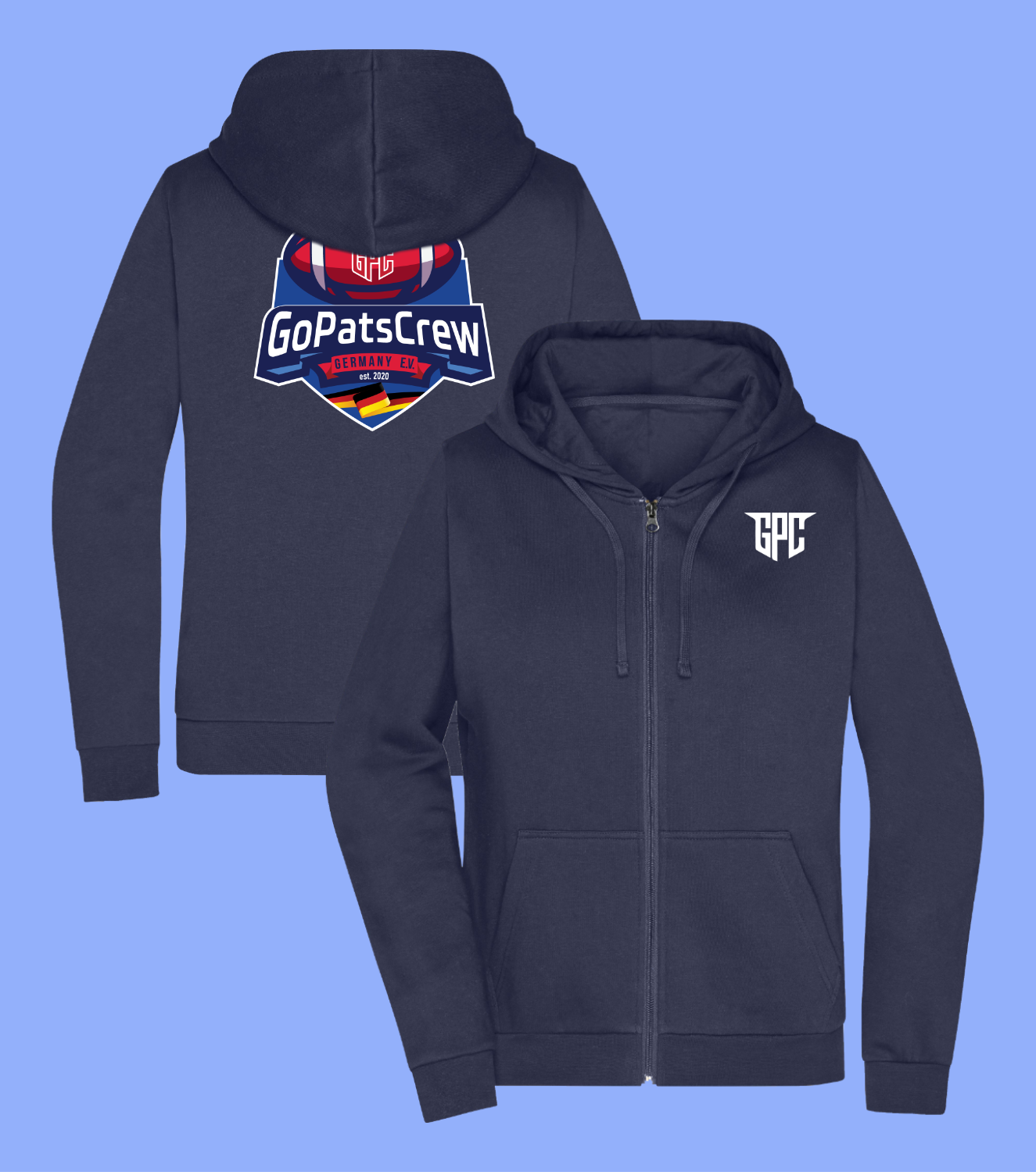 Power Play Zipper - Big Original Initials Connection