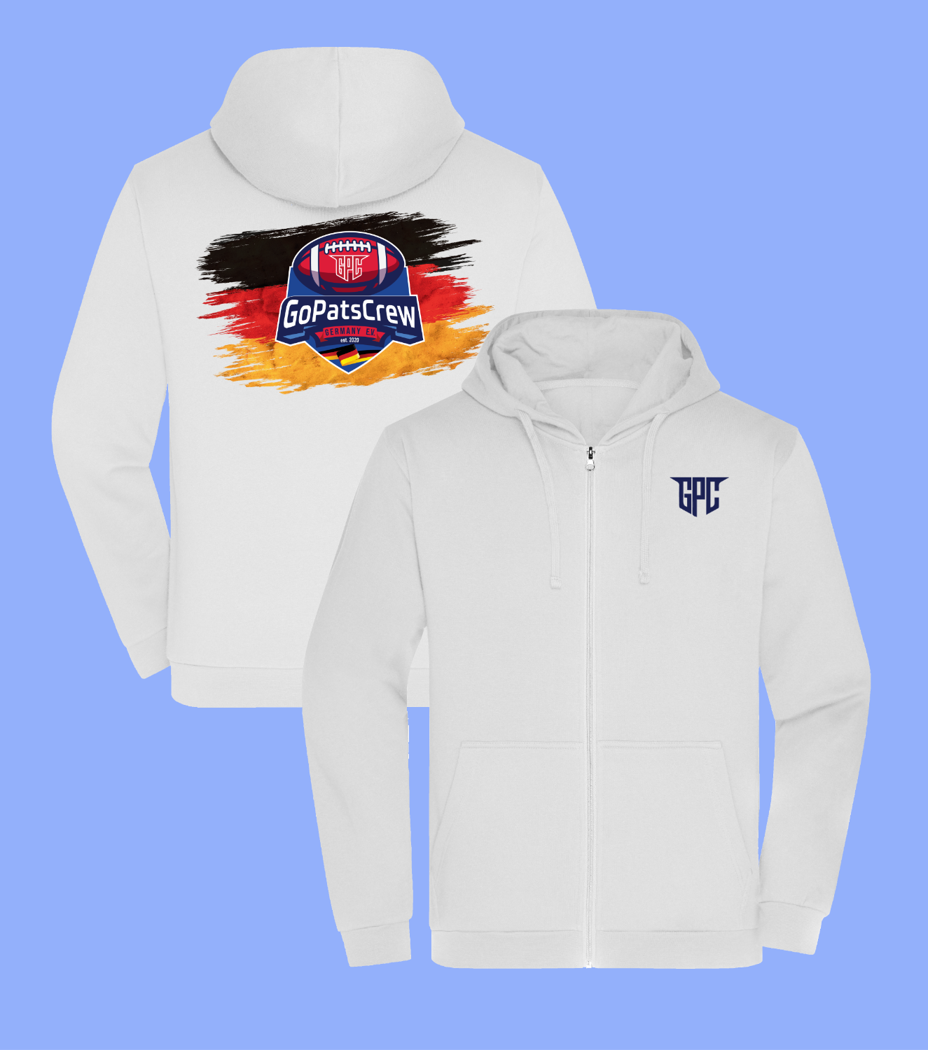 Power Play Zipper - Big Flag Initials Connection