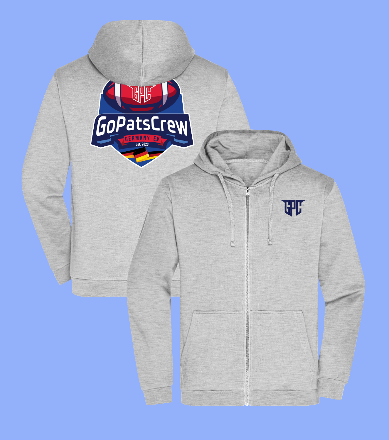 Power Play Zipper - Big Original Initials Connection