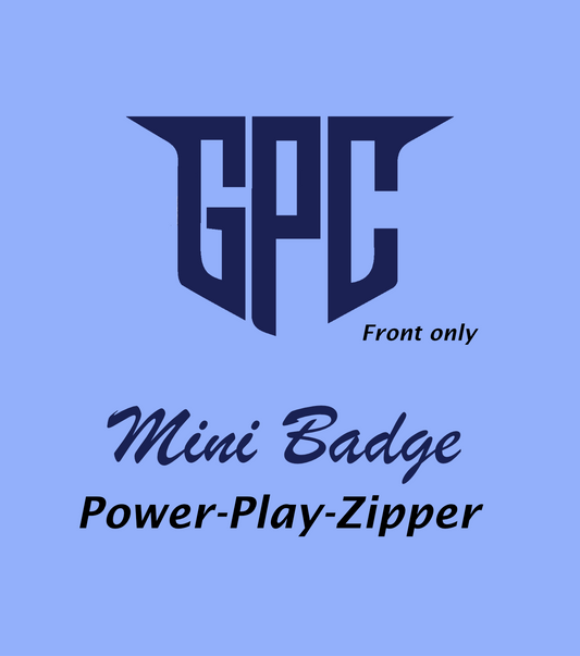 Power Play Zipper - The Initials Mini Badge