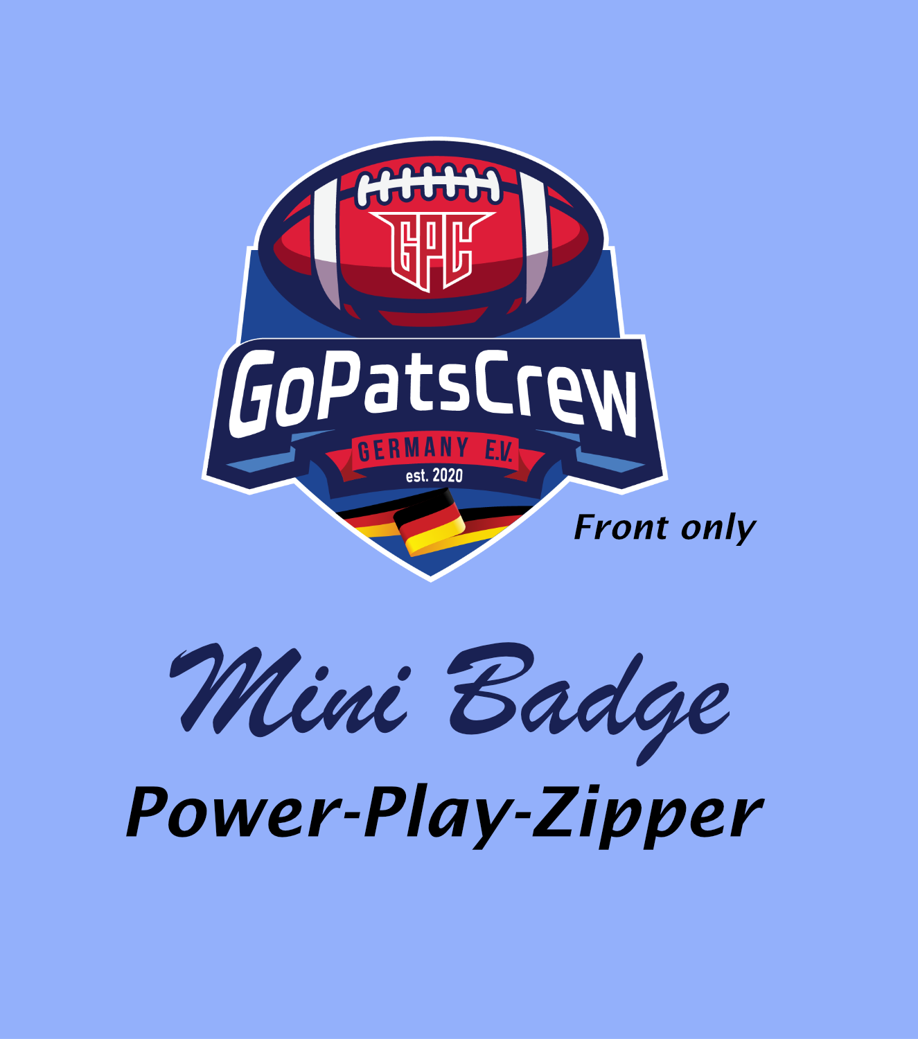 Power Play Zipper - The Original Mini Badge
