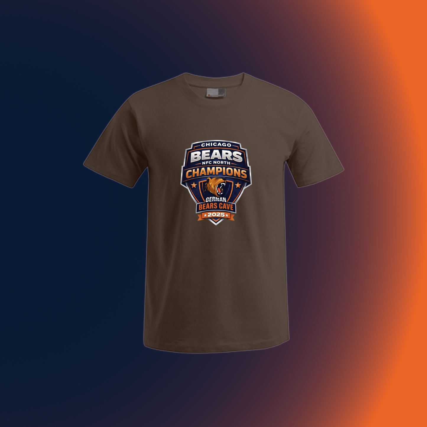 German Bears Cave "NFC North Champion 2025"