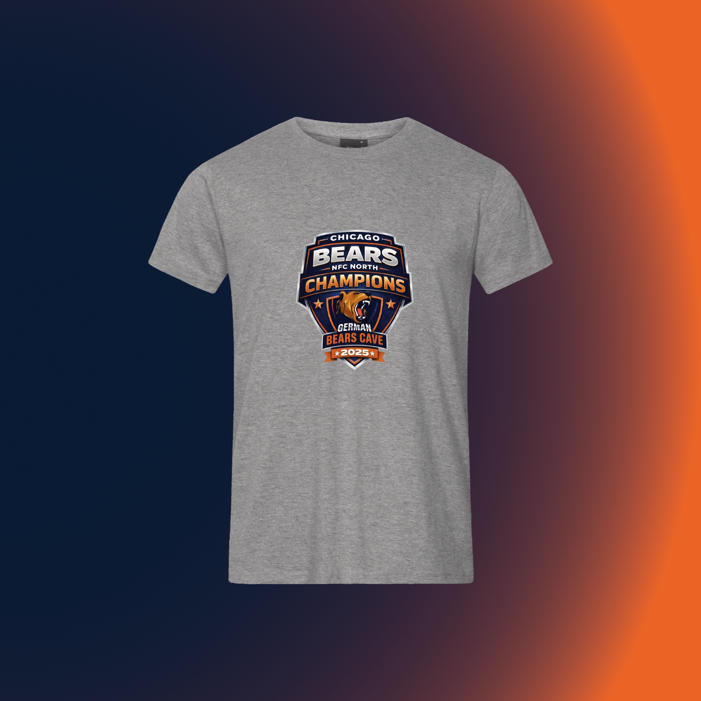 German Bears Cave "NFC North Champion 2025"