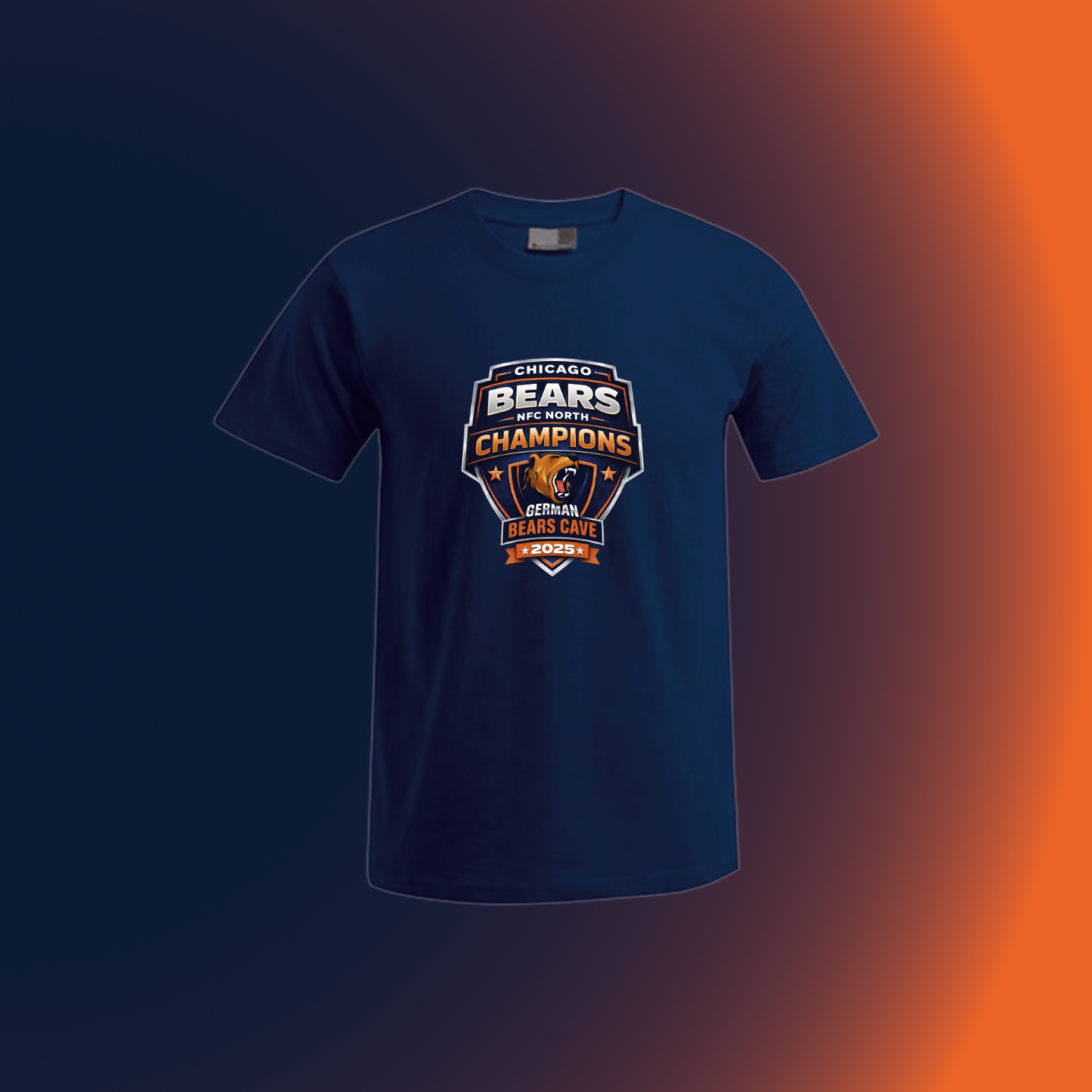 German Bears Cave "NFC North Champion 2025"