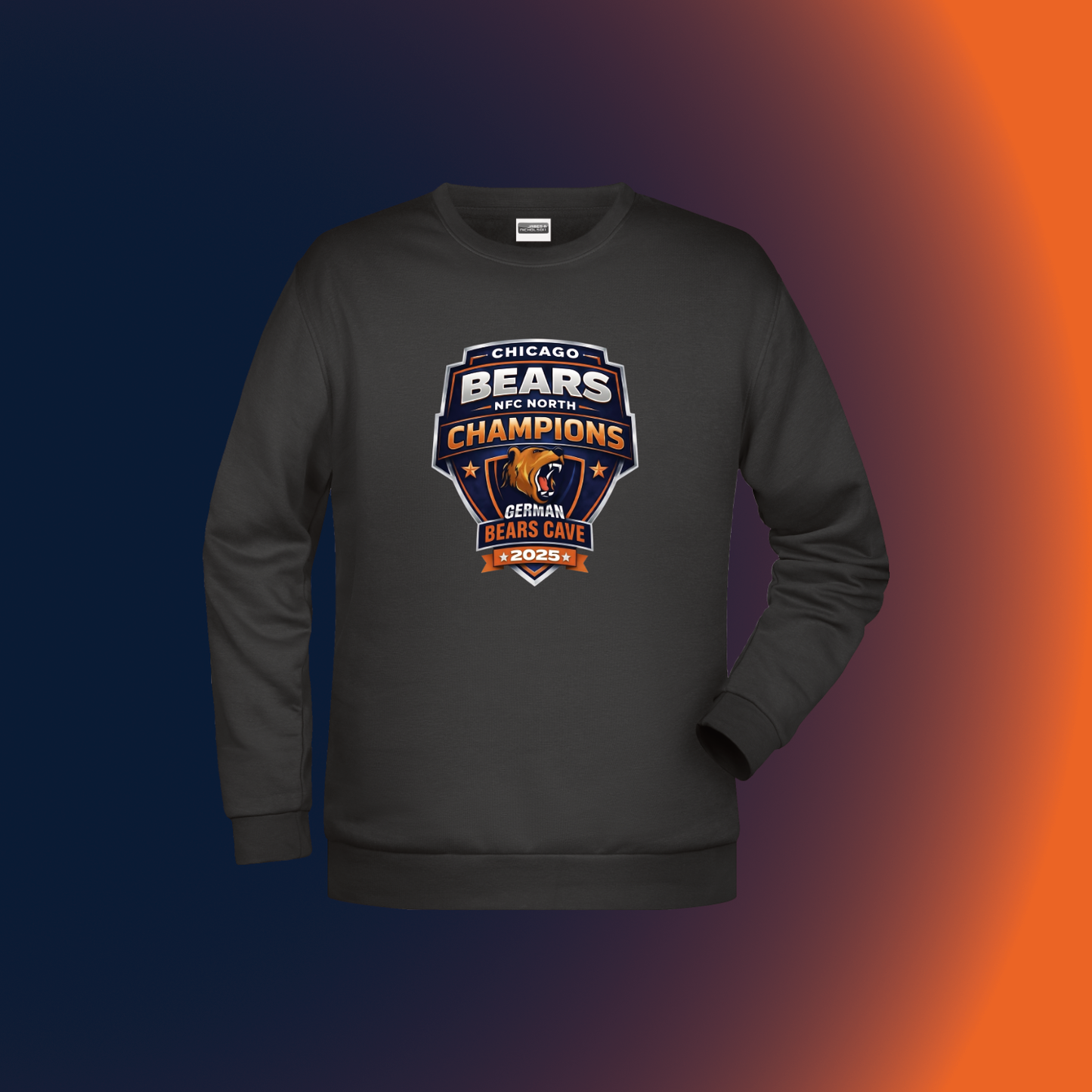 German Bears Cave "NFC North Champion 2025"