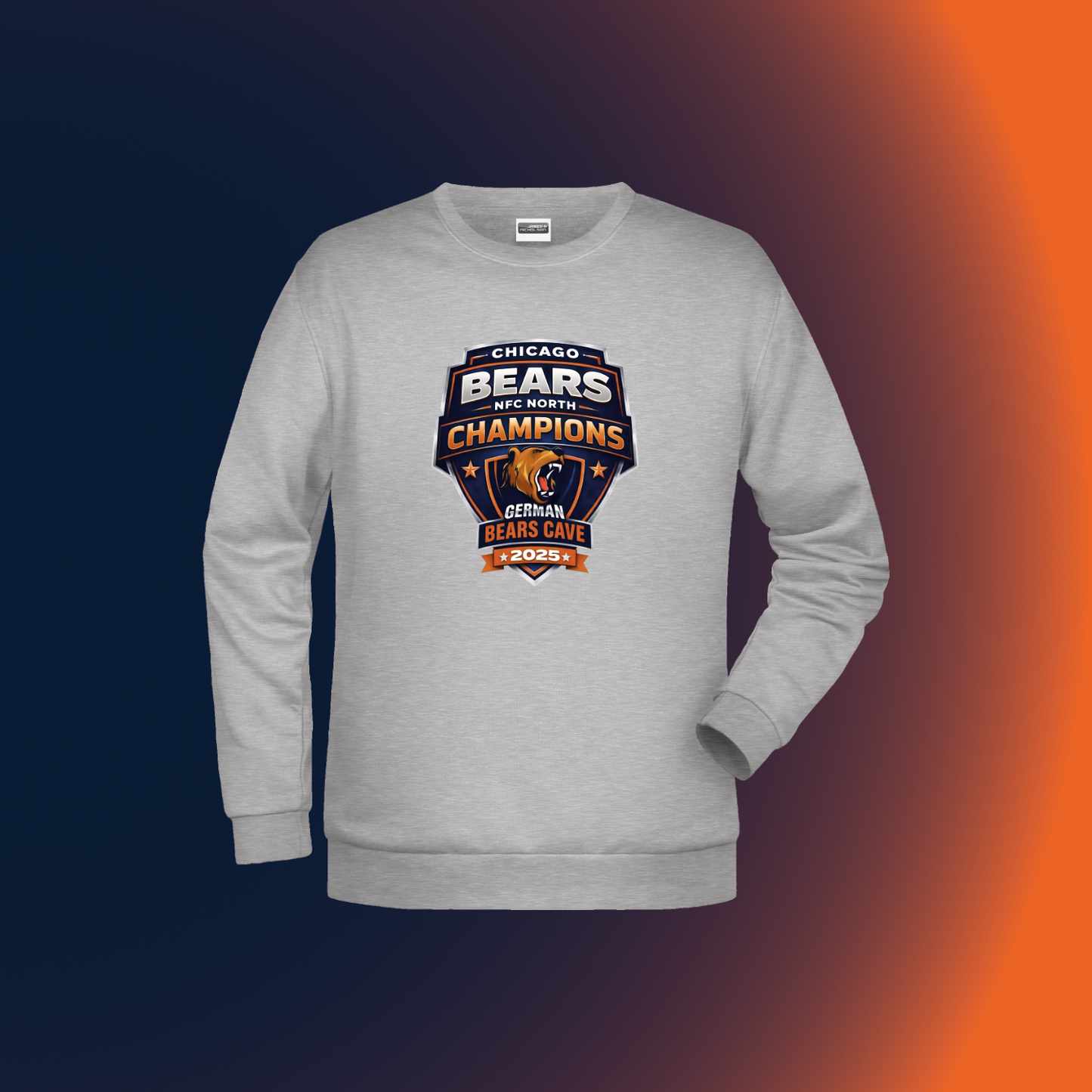 German Bears Cave "NFC North Champion 2025"