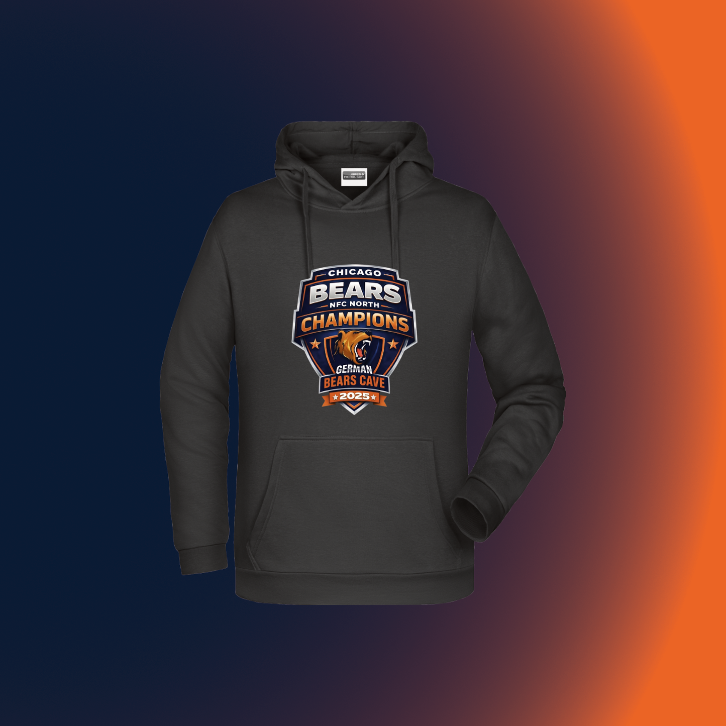 German Bears Cave "NFC North Champion 2025"