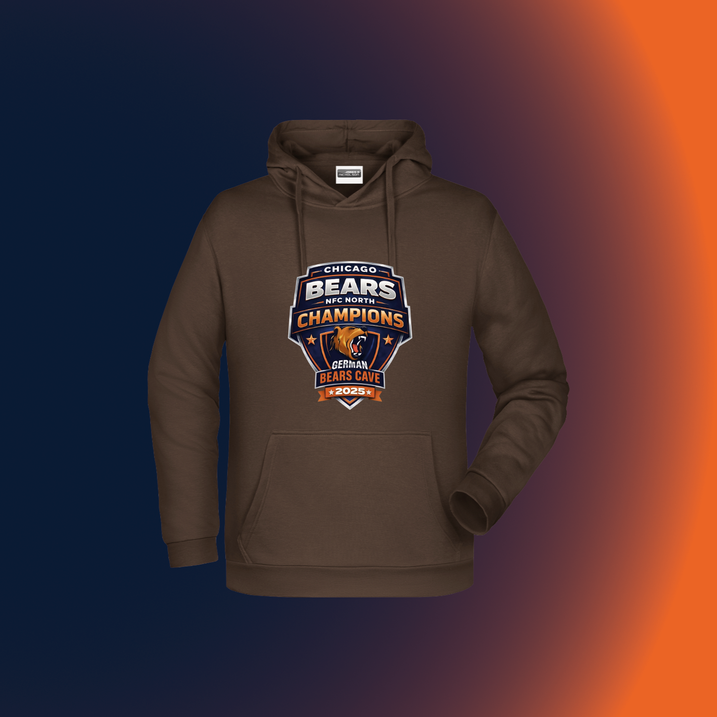 German Bears Cave "NFC North Champion 2025"