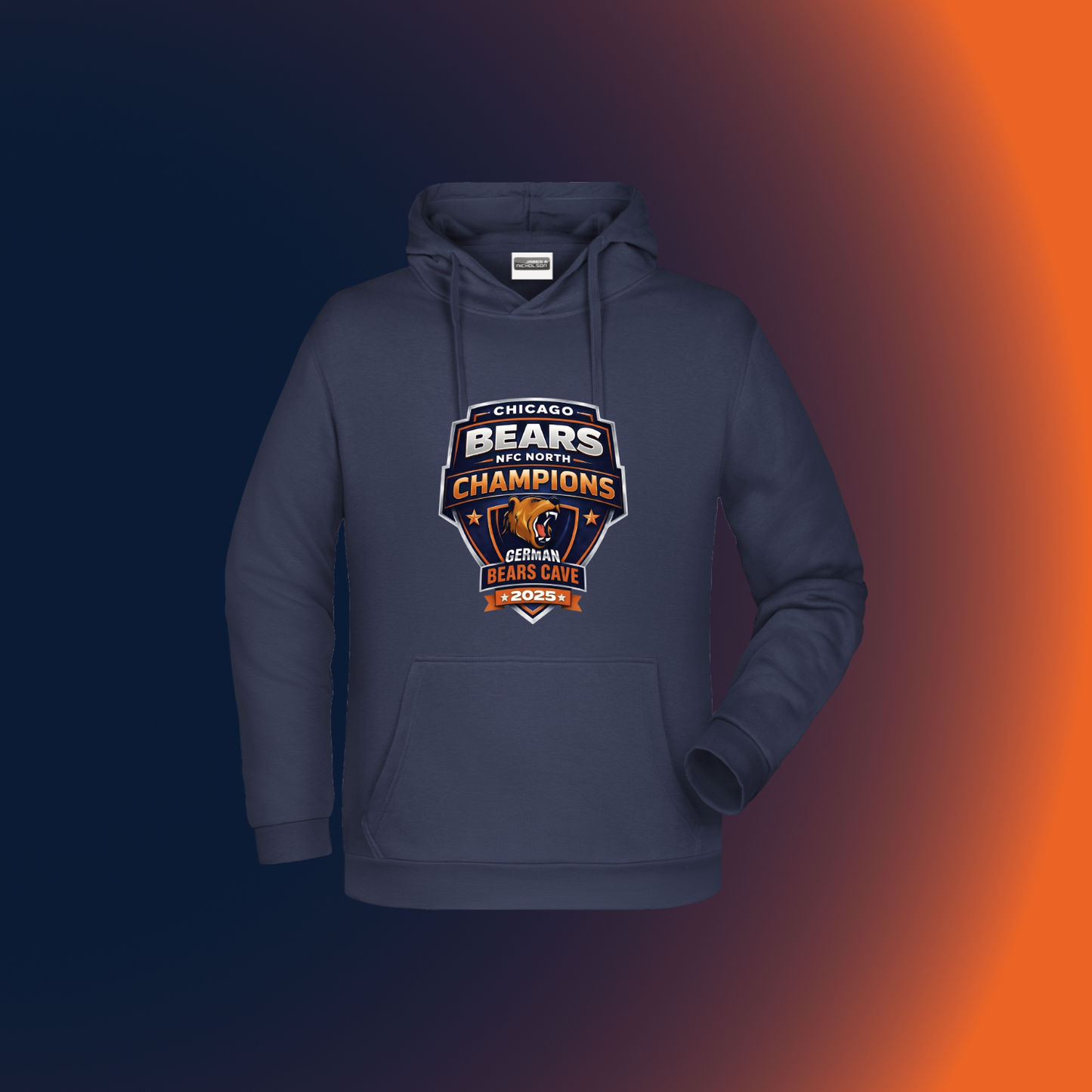 German Bears Cave "NFC North Champion 2025"