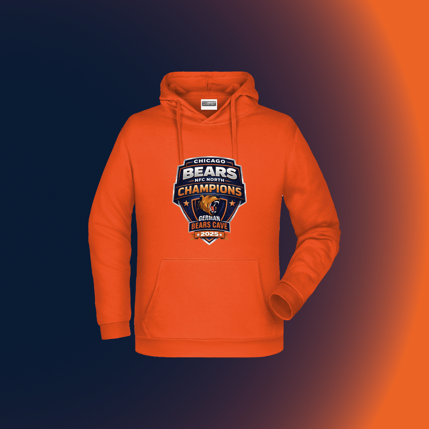 German Bears Cave "NFC North Champion 2025"