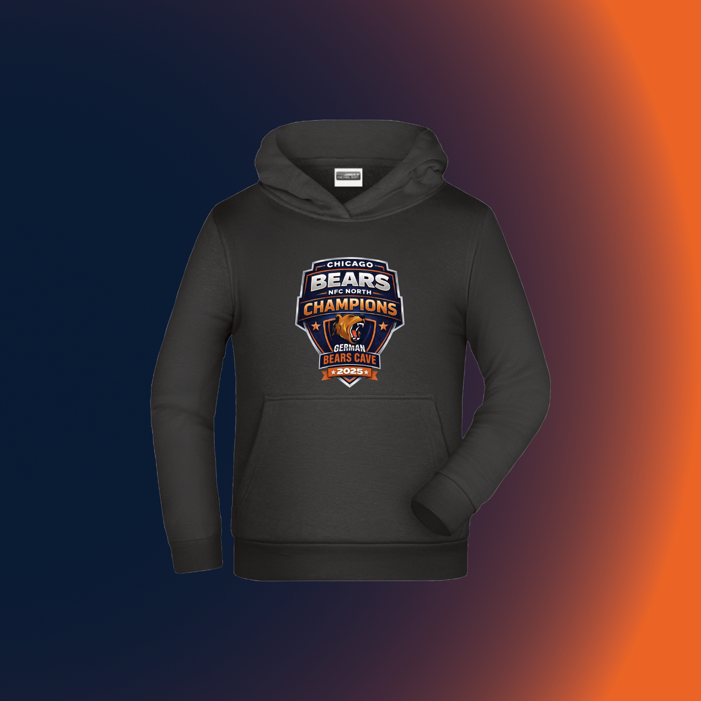 German Bears Cave "NFC North Champion 2025"