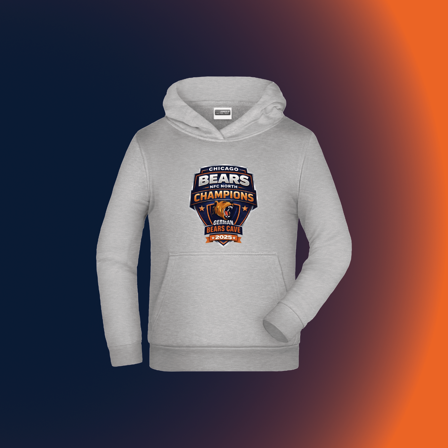 German Bears Cave "NFC North Champion 2025"