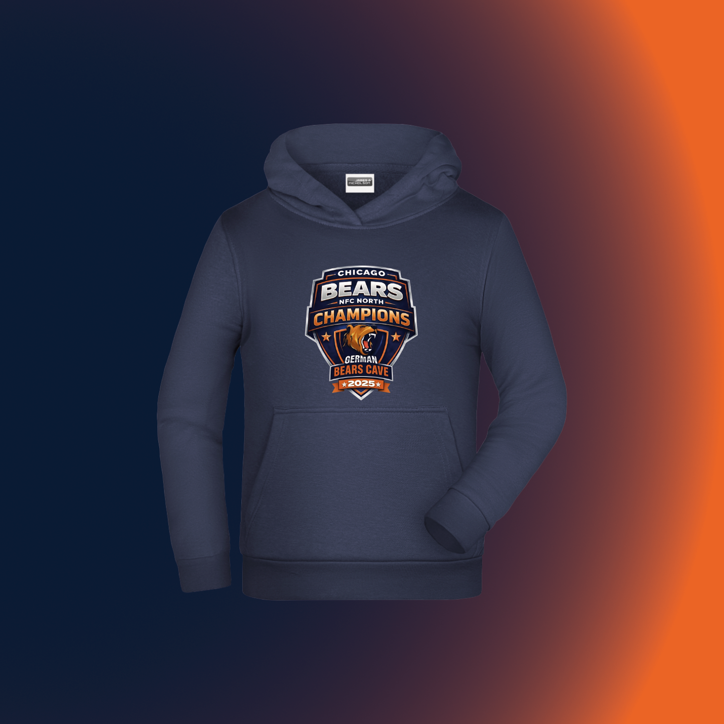 German Bears Cave "NFC North Champion 2025"